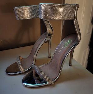 Olivia Ferguson rhinestone heels